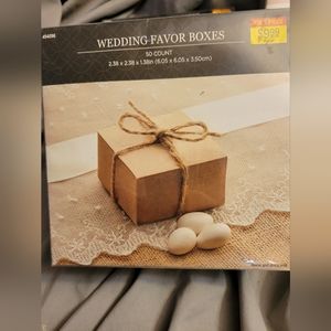 NWT Wedding favor boxes.  150 count from Hobby Lobby